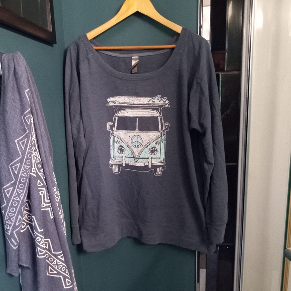 Instant Message Tops - Volkswagen Van Women's T-Shirt SZ 3XL